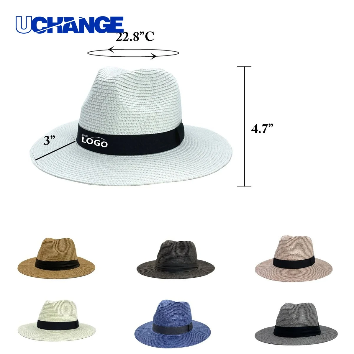 Hawaiian Straw Beach Sun Hat 1
