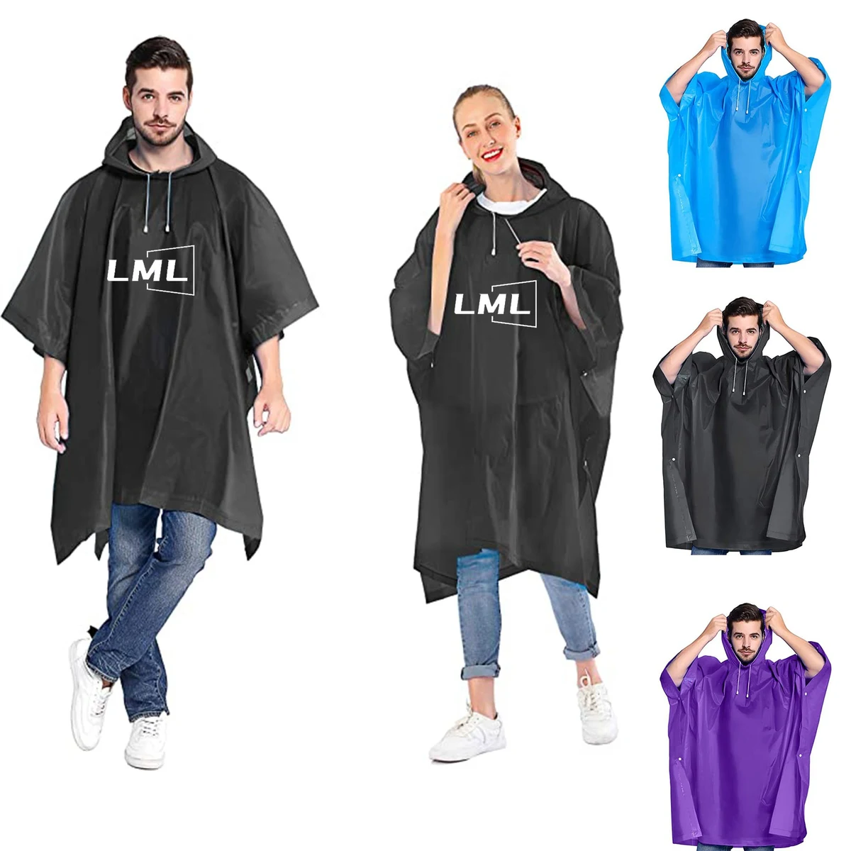 Reusable EVA Raincoat for Adult 1