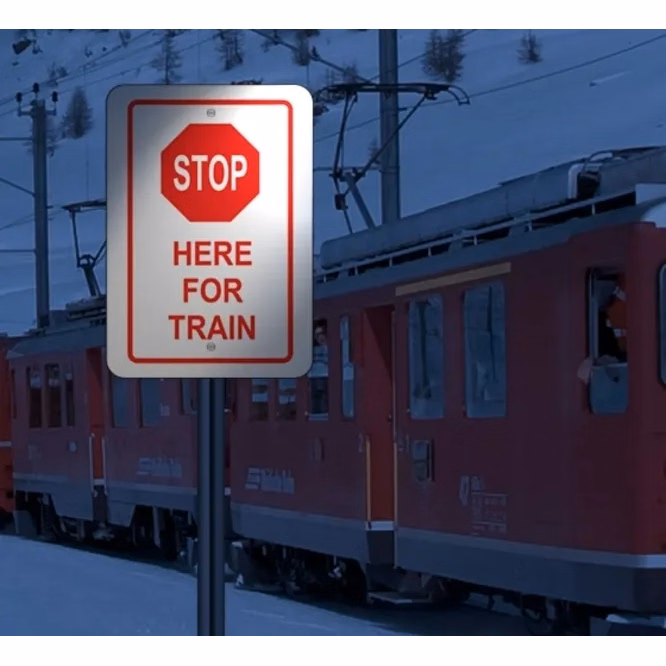Reflective Stop Signs-1ftx1ft (SQFT) w/Holes & Pantone Color