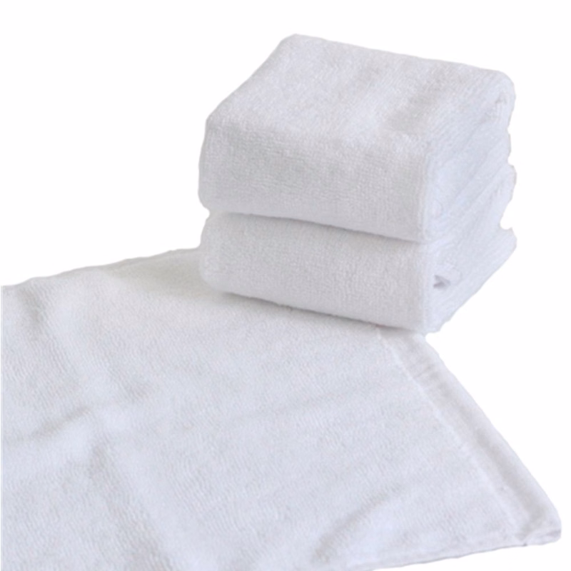 32S/S Cotton White Wash Cloth Face Towel