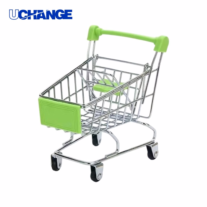 Mini Desktop Shopping Cart Organizer 4.3 x 3.3 x 4.7 Inches