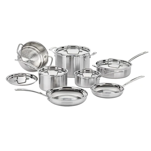 Cuisinart MultiClad Pro Triple Ply Stainless Cookware 12-Piece Set 1
