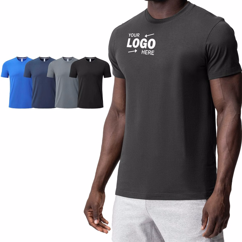 MOQ 50 Men's Athletic Quick Dry T-Shirt