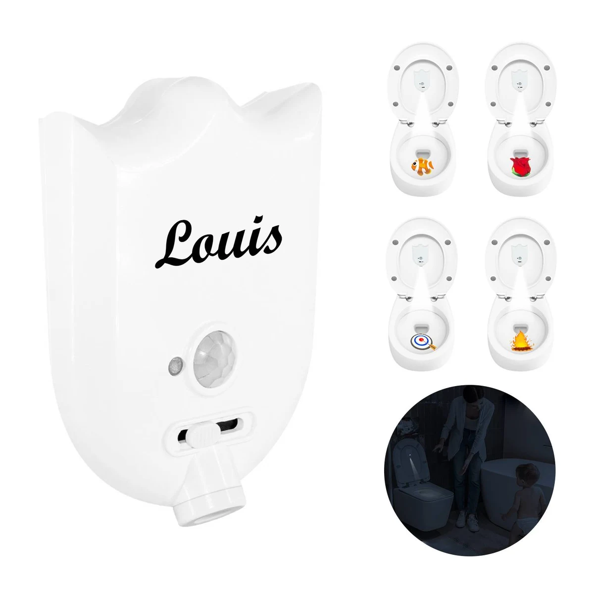Intelligent Induction Toilet Projection Night Light 1