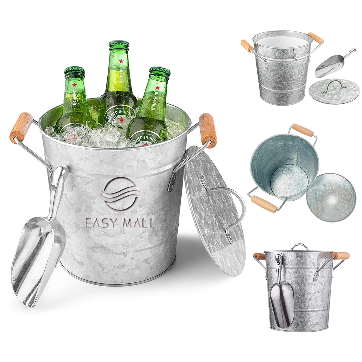 Royalty Art Vintage Ice Bucket with Lid 1