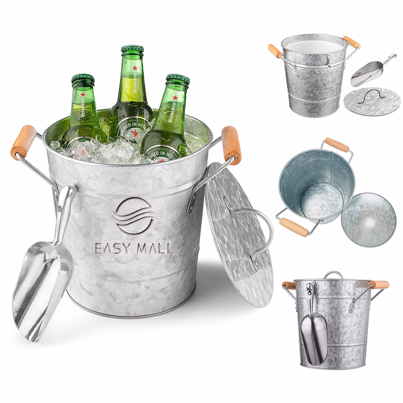 Royalty Art Vintage Ice Bucket with Lid