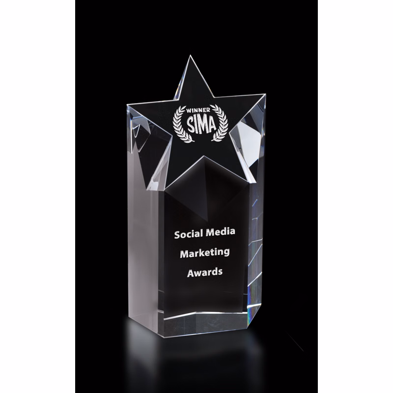 Large Optical Crystal Superstar