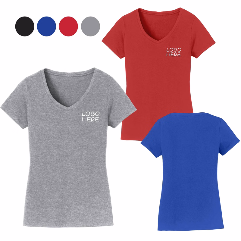 Women`s Short Sleeve V-Neck Shirt