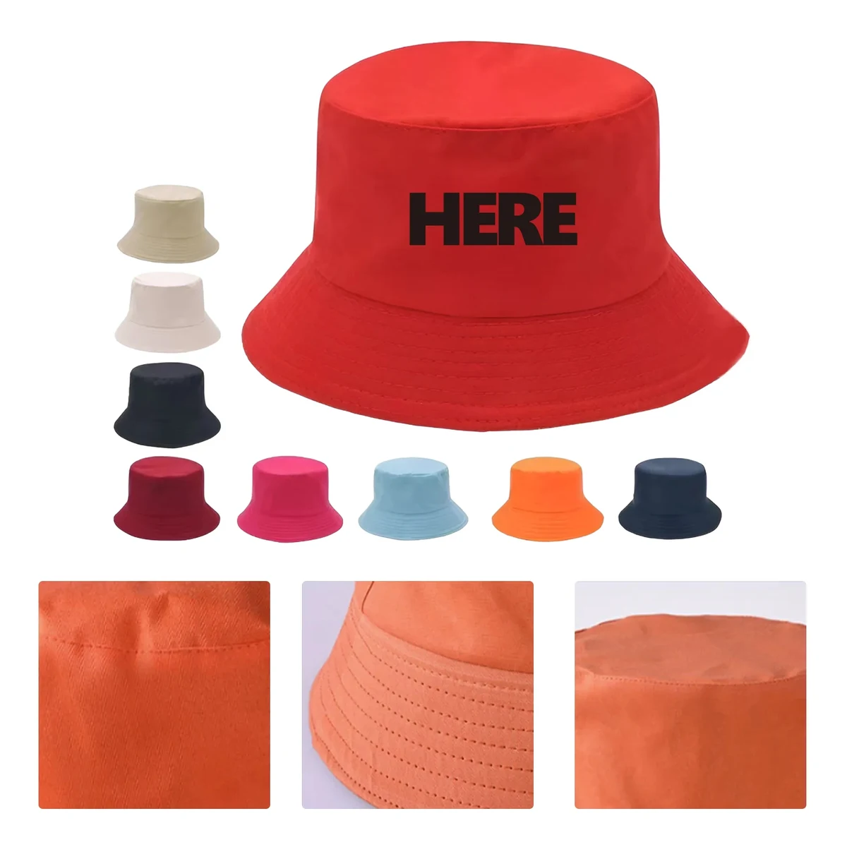 MOQ50 Embroidered Outdoor Sun Hat 1