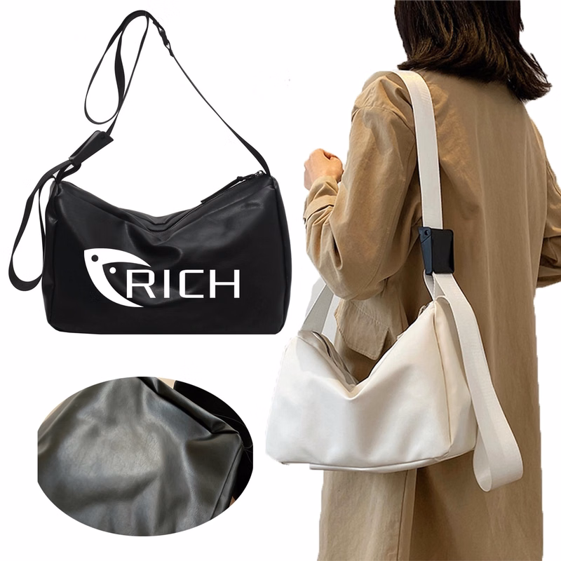Casual Leather Shoulder Bag