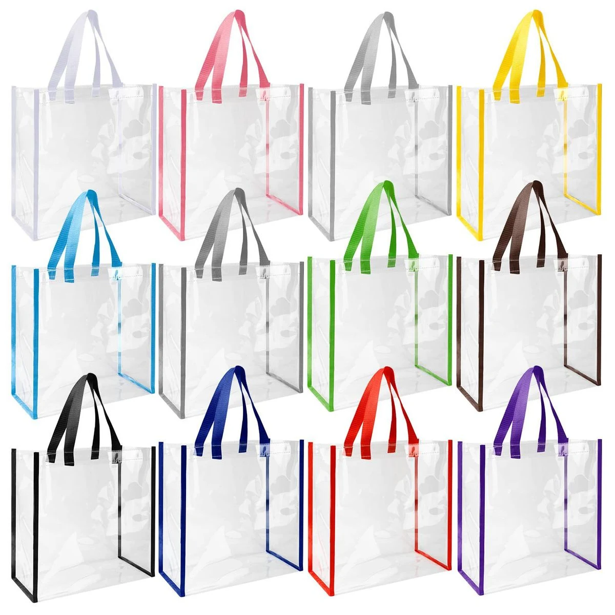 PVC Clear Stadium Tote Bag 1