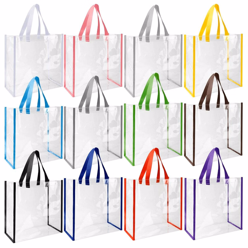PVC Clear Stadium Tote Bag