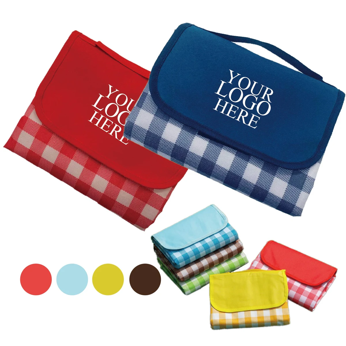 Roll-Up Picnic Mat with Waterproof Coating 1