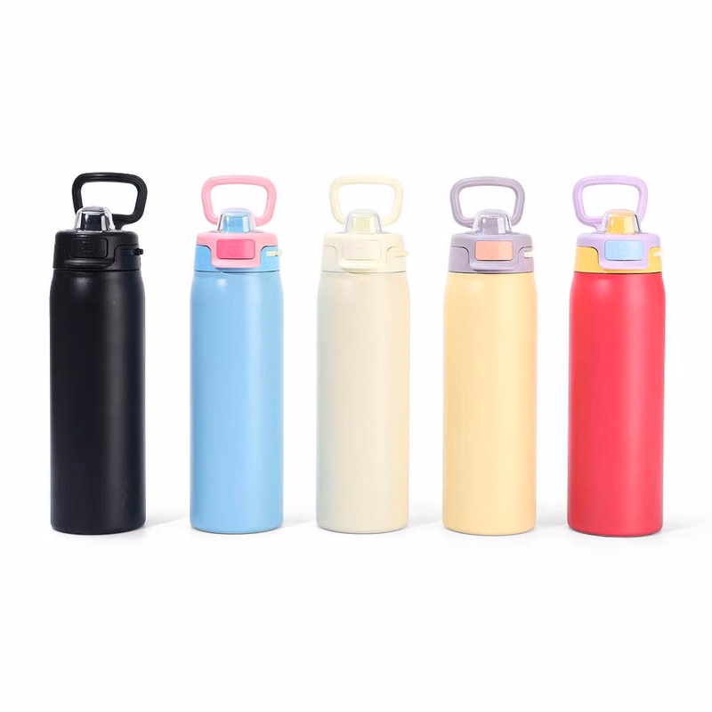 Double-Wall Stainless Steel Insulated Sports Water Bottle