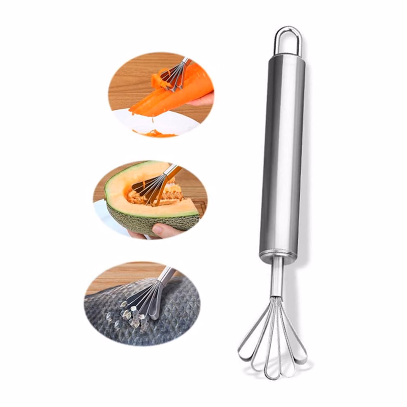 Coconut Meat Removal Slicer Fruit Peeler Fish Scale Scraper