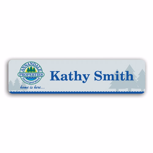 Nameplate w/Rounded Corners (8"x2") Rectangle