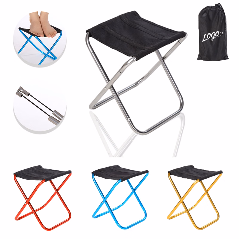 Portable Folding Camping Stool with Aluminum Alloy Bracket