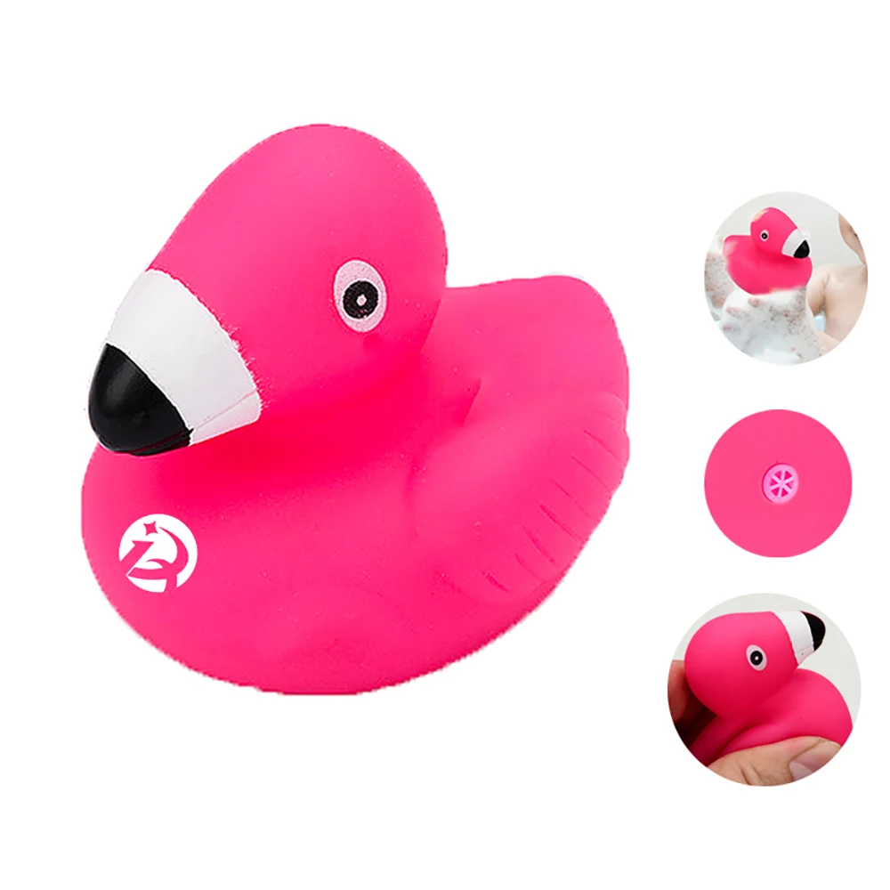 Cartoon Flamingo Kids Bath Water Play Vinyl Toy 1
