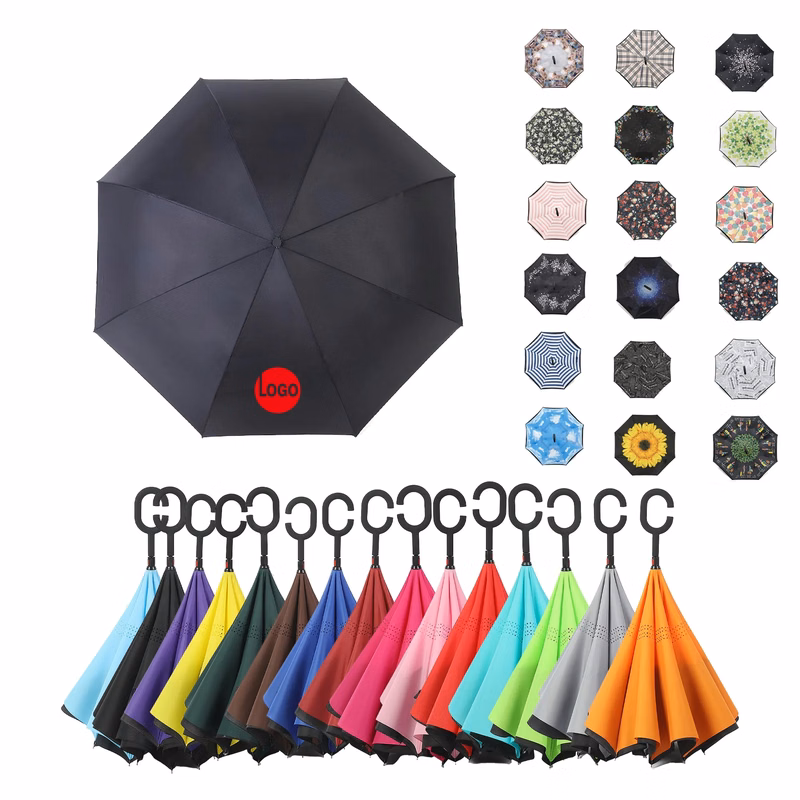 C-Handle Reverse Large Inverted Double Umbrella
