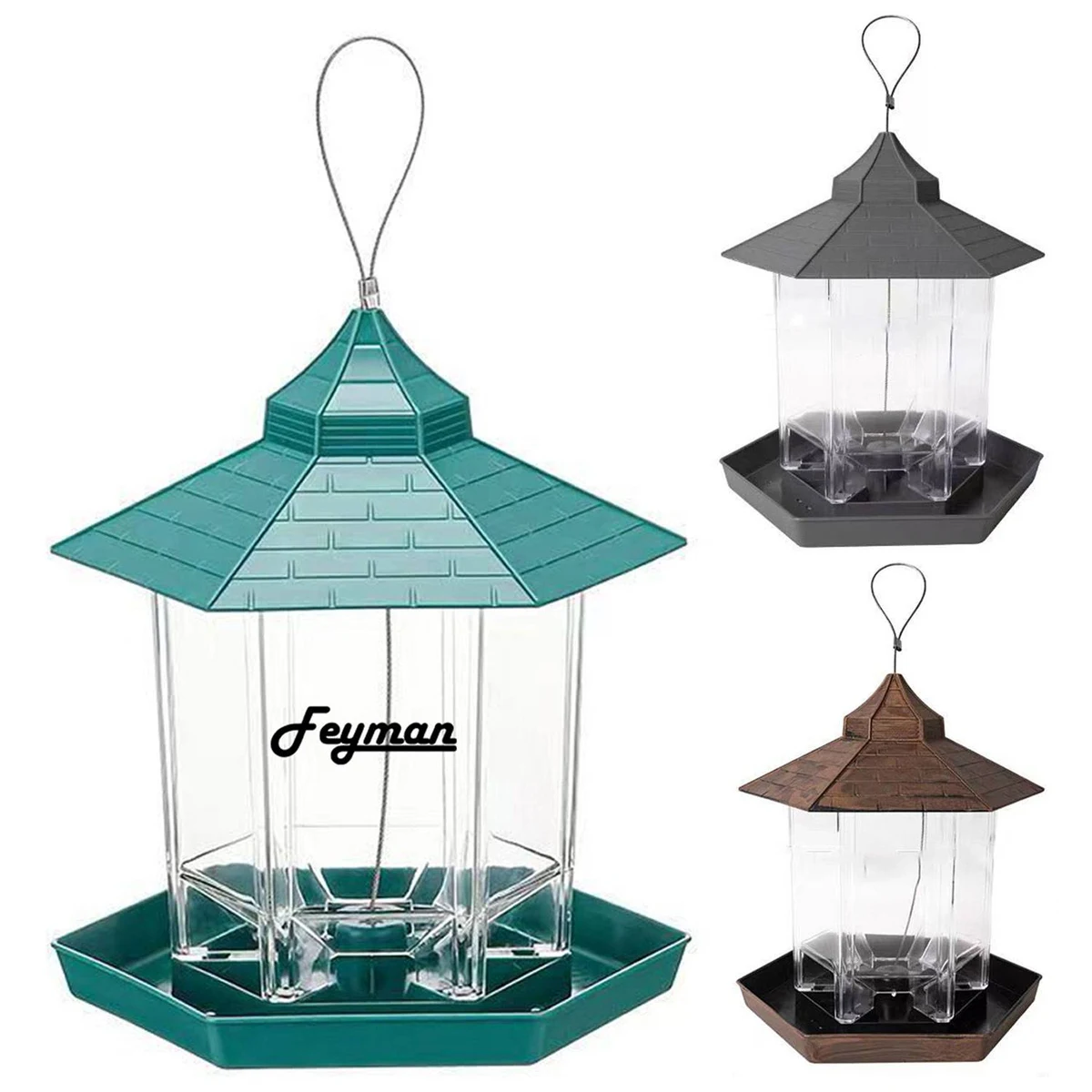 Outdoor Hanging Automatic Bird Feeder 1