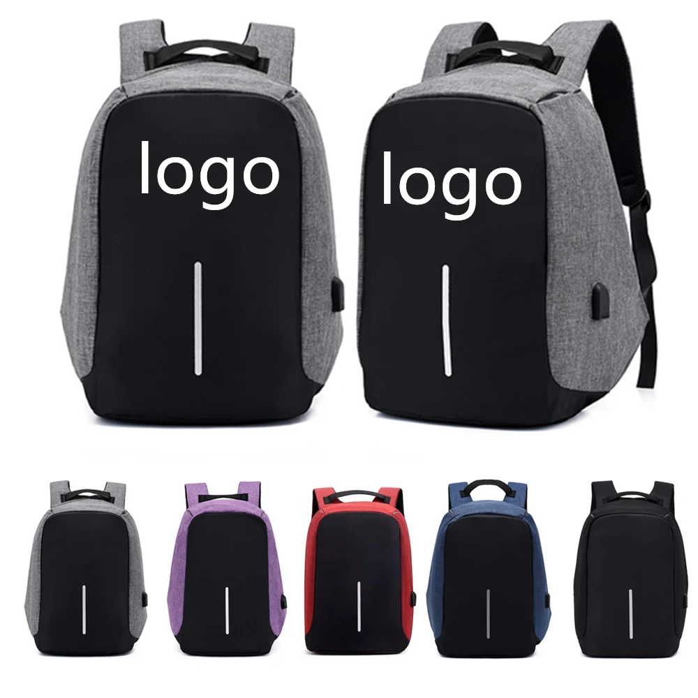 15.6'' Anti theft backpack with USB Charging Port 1