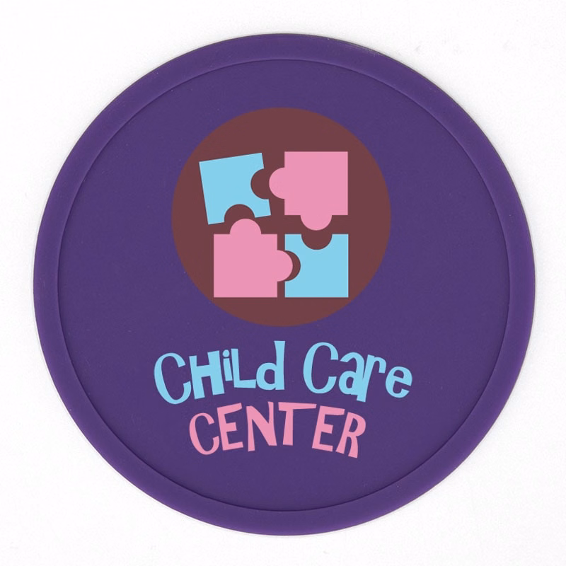 4 Inch Custom Silicone Drink Coasters