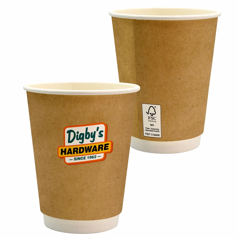12 oz Full Color Dusky Paper Cup