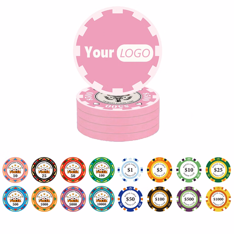 Full Color Ceramic Poker Chips MOQ50