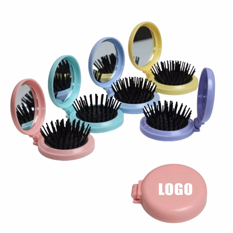 Folding Air Cushion Comb With Mirror