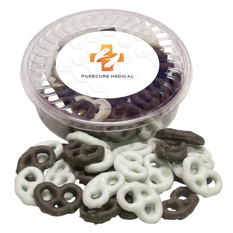 Designer Plastic Tray - Chocolate Covered Pretzel 1