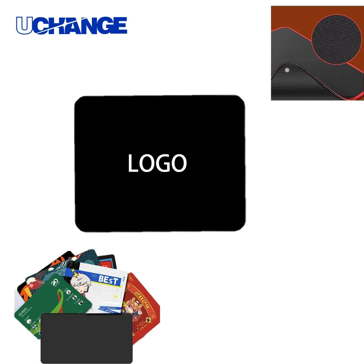 Rubber Customizable Gaming Office Mouse Pad Mat 1