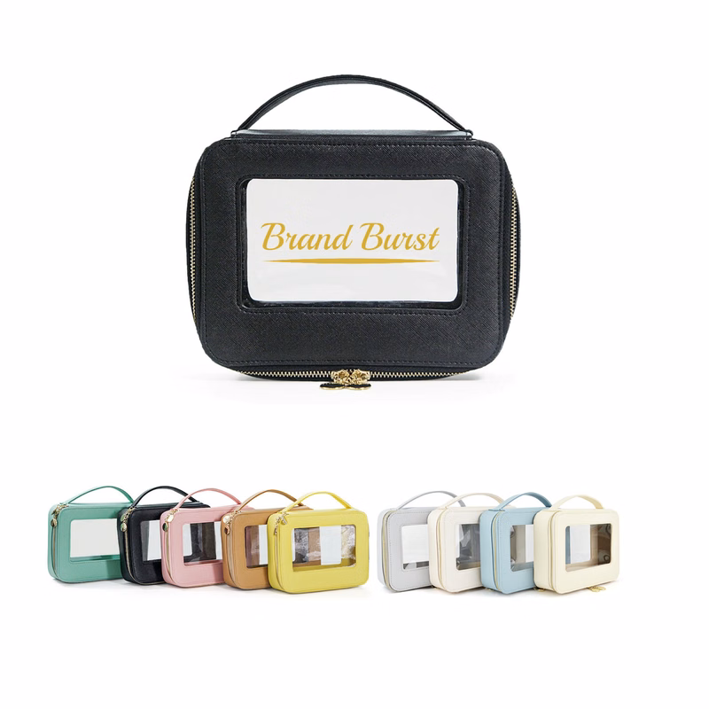 Transparent Toiletry Bag With Zipper