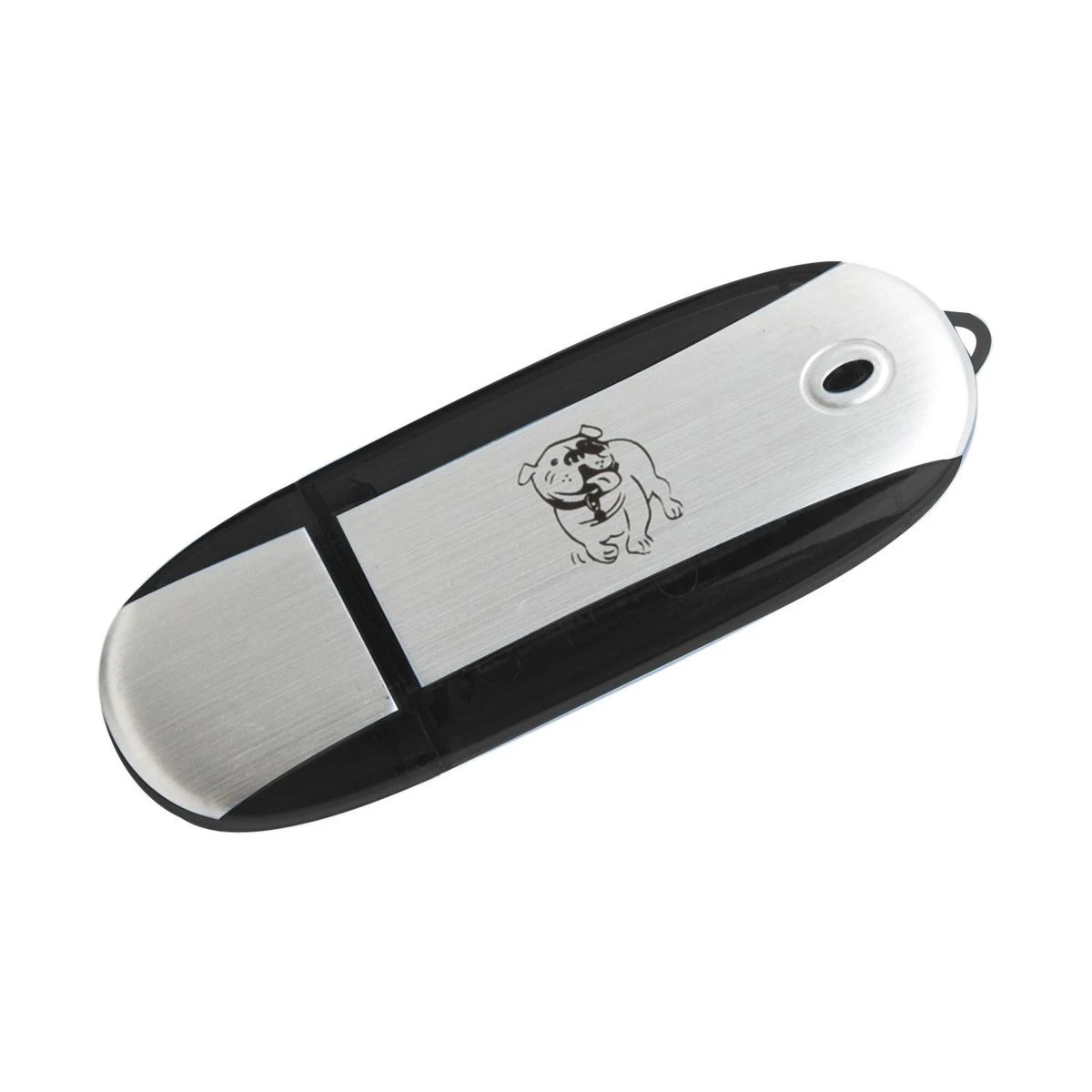 8 GB Oval USB Flash Drive w/Key Chain 1