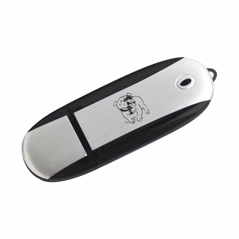 1 GB Oval USB Flash Drive w/Key Chain