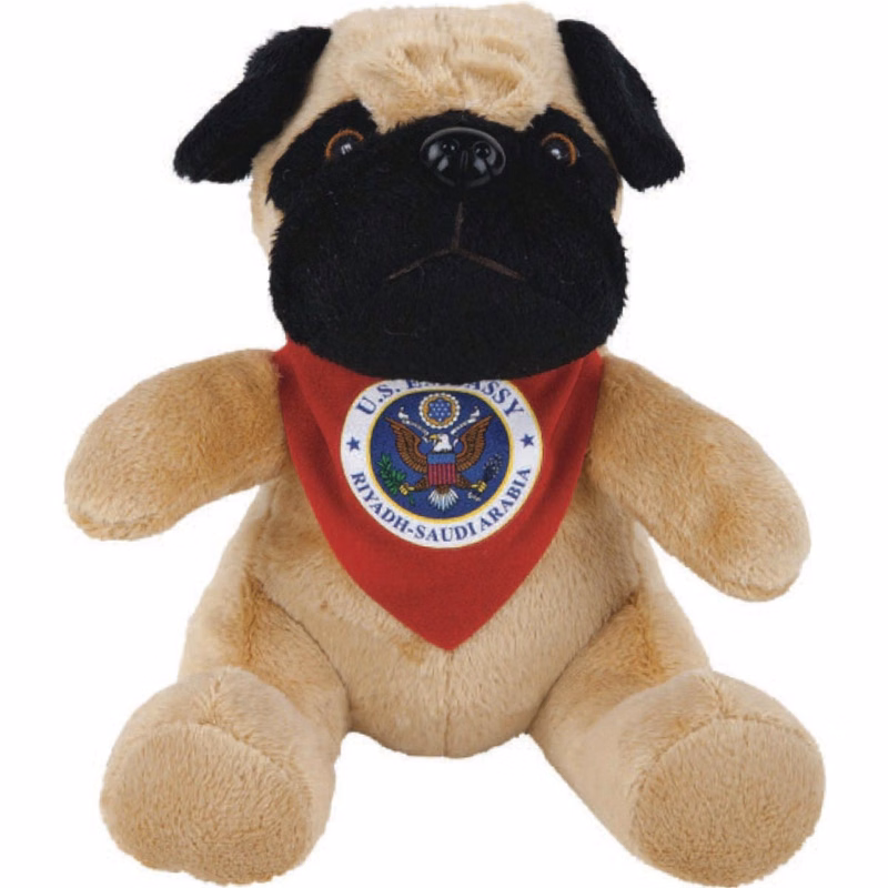 Super Soft Stuffed Animal - Pug "Max"