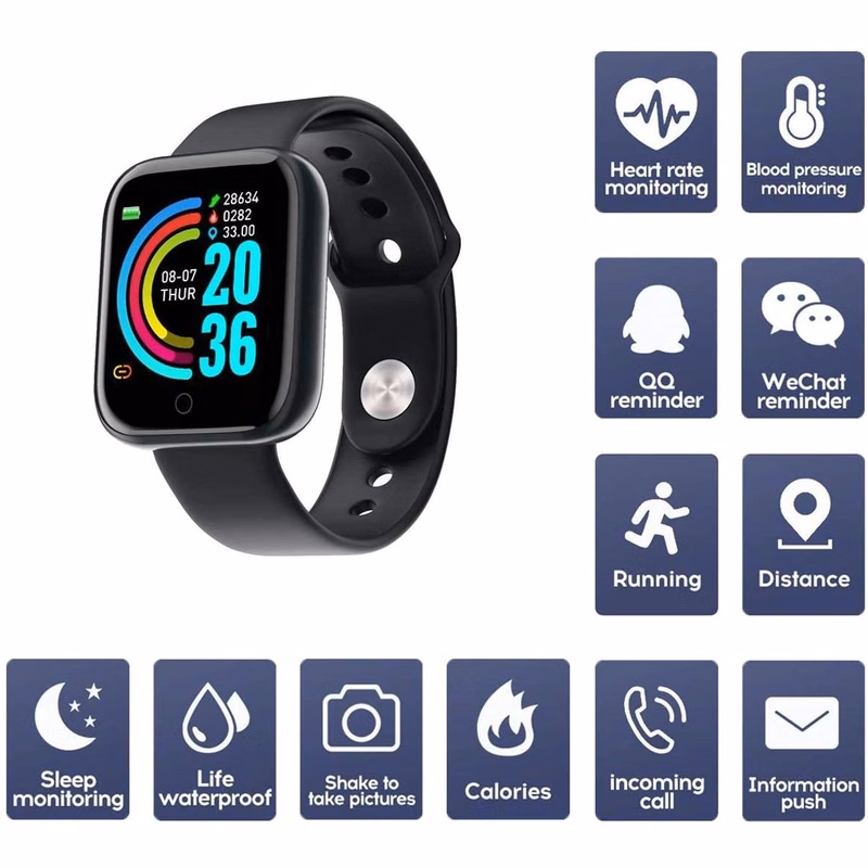 Y68 Smart Band Adult Kids Fitness Tracker Watch Bracelet
