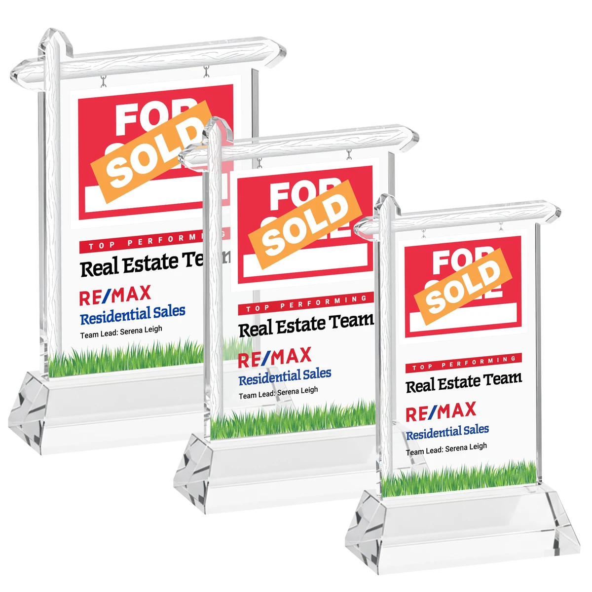 Real Estate VividPrint™ Award on Hartford Base - Clear 1