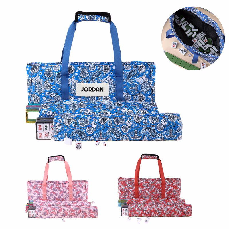 American Mahjong Tile Set with Storage Bag