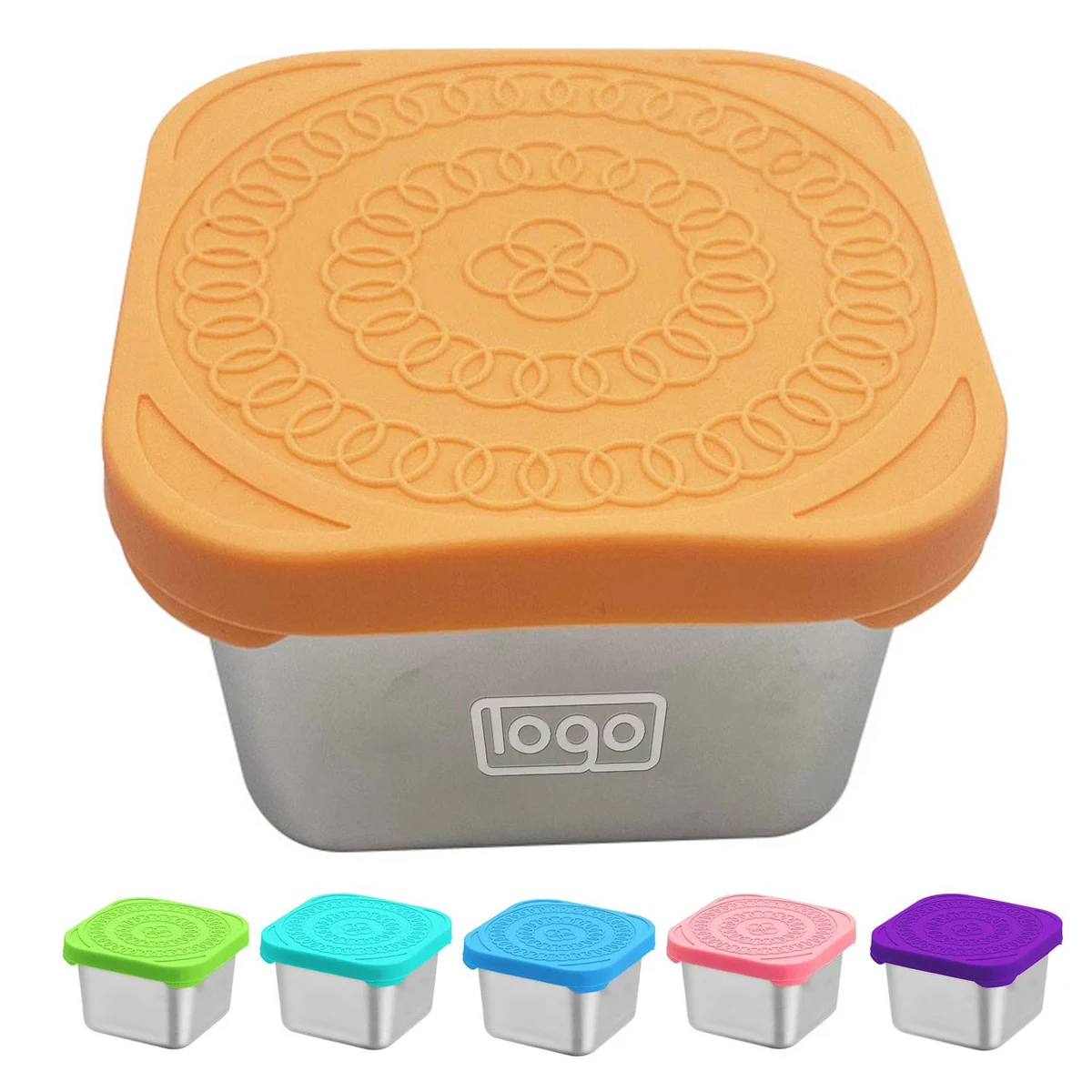 6oz Stainless Steel Snack Container 1