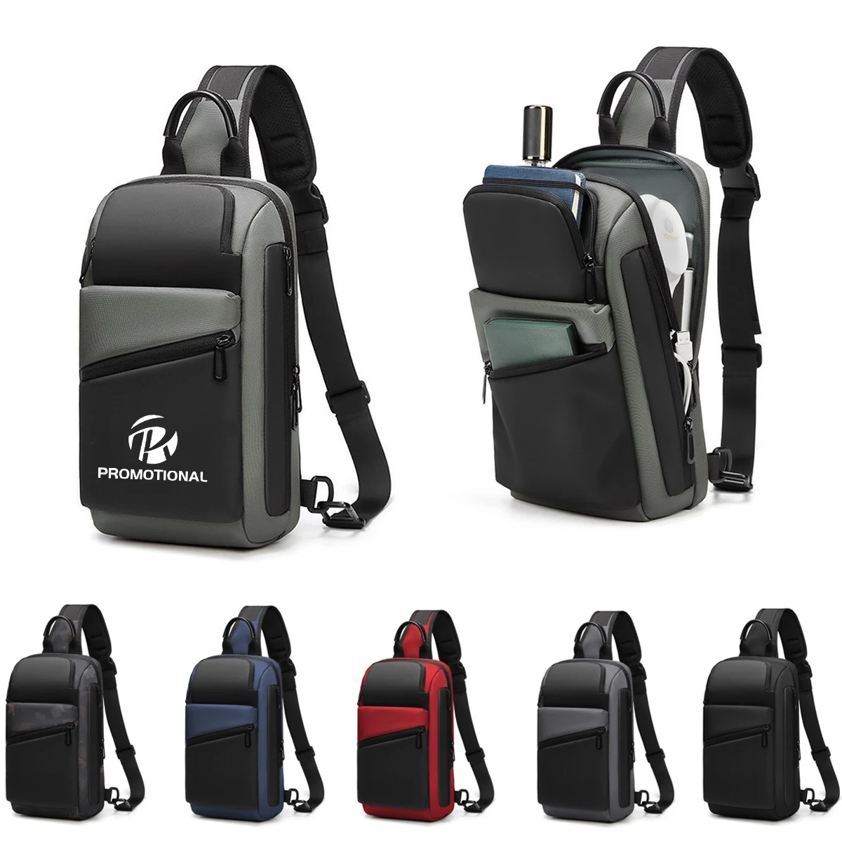 Multifunctional Men Outdoor Shoulder Bag 1