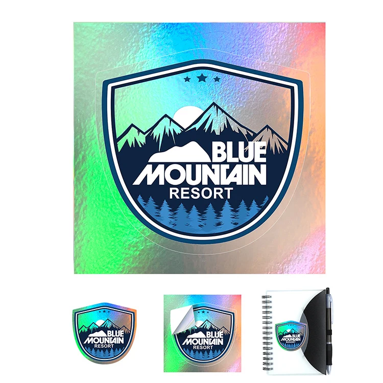 "CUSTOMCUT™" 16.1 sq inch to 25 sq inch Full Color Custom Shape Removable Vinyl Stickers in Singles 1