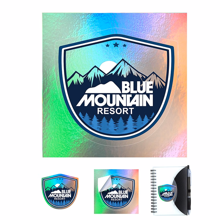 "CUSTOMCUT™" 16.1 sq inch to 25 sq inch Full Color Custom Shape Removable Vinyl Stickers in Singles