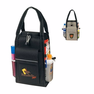 Insulated cooler wine tote