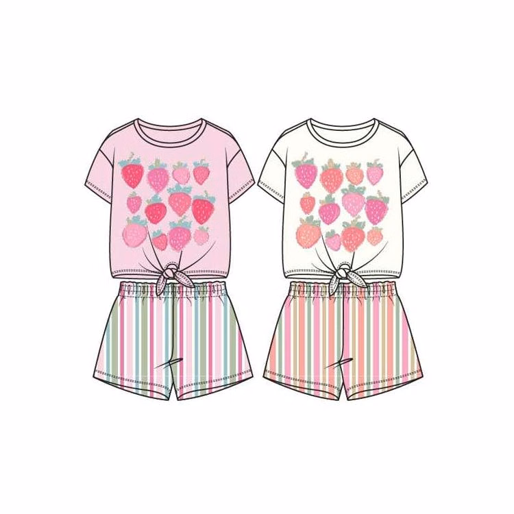 Girls' 2-Piece Shorts Set - Assorted Sizes 4-6X