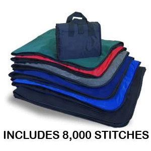 Fleece / Nylon Picnic Blanket - Embroidered 1
