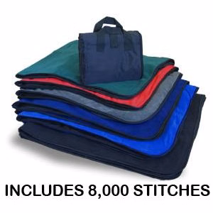 Fleece / Nylon Picnic Blanket - Embroidered