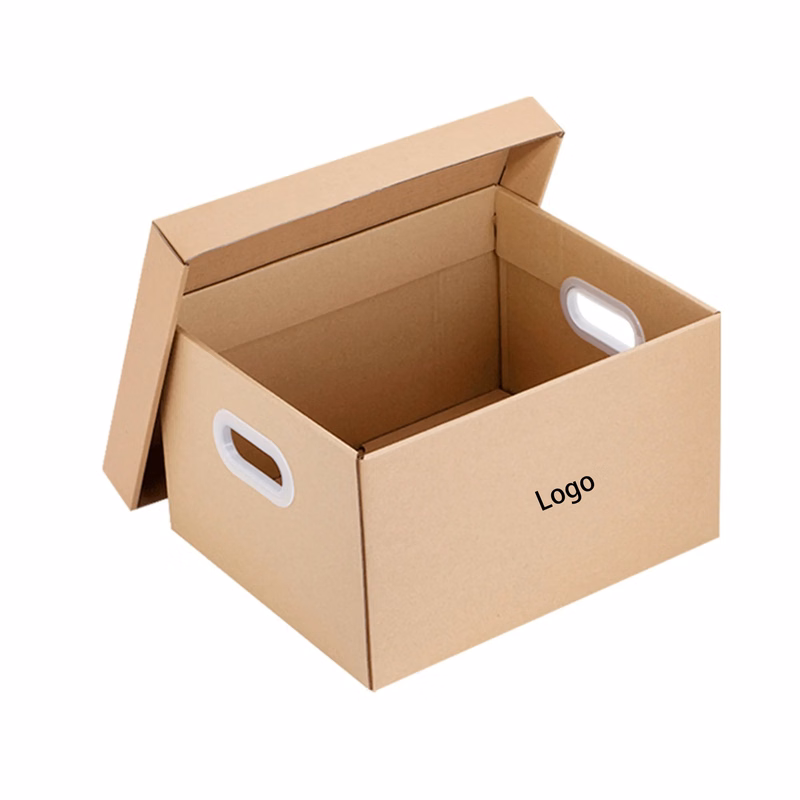 MOQ 20pcs 19" Corrugated Folding Carton With Buckle And Lid