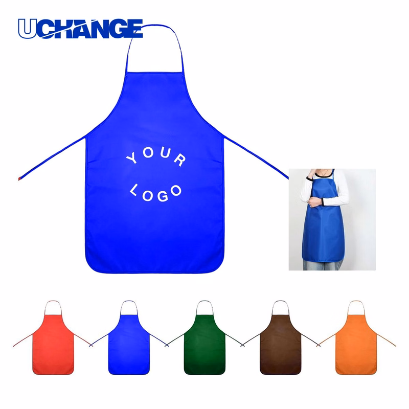 Durable Cotton Apron with Adjustable Fit for Kitchen Use