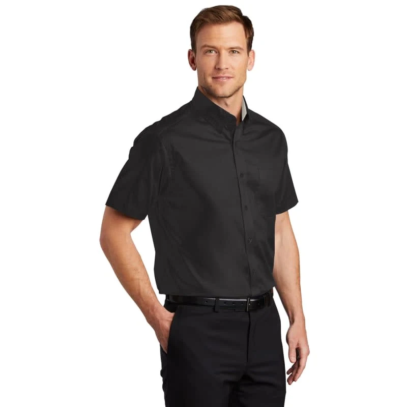 Port Authority Tall Short Sleeve Easy Care Shirt. 1