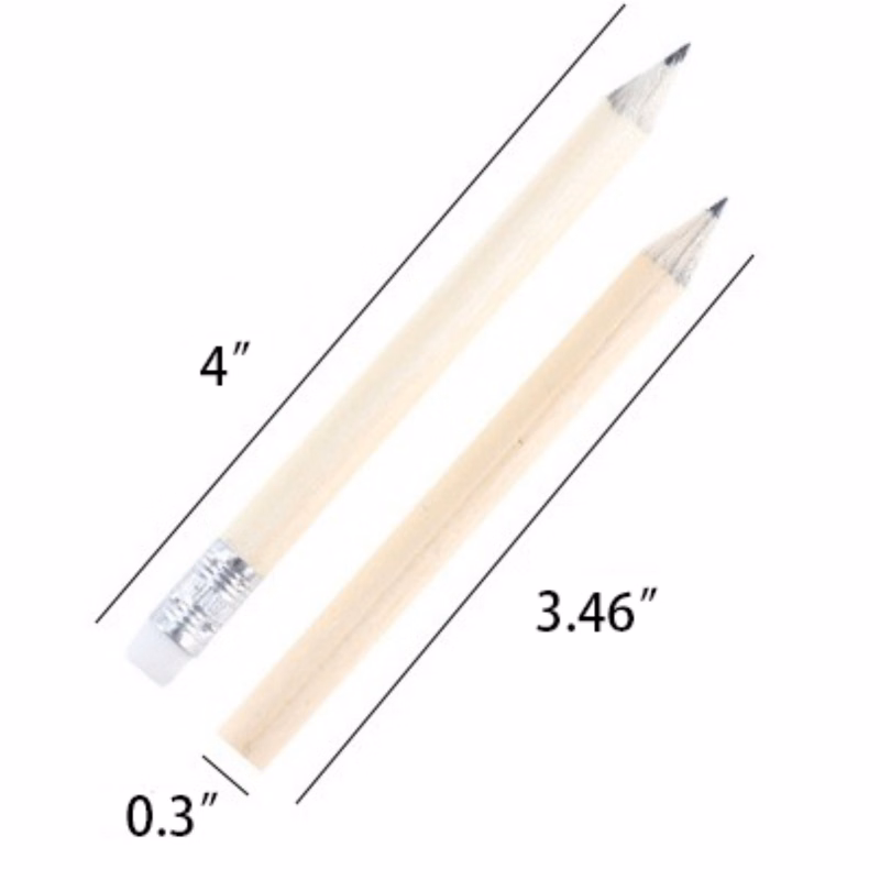 Wooden Pencil With Eraser Tip